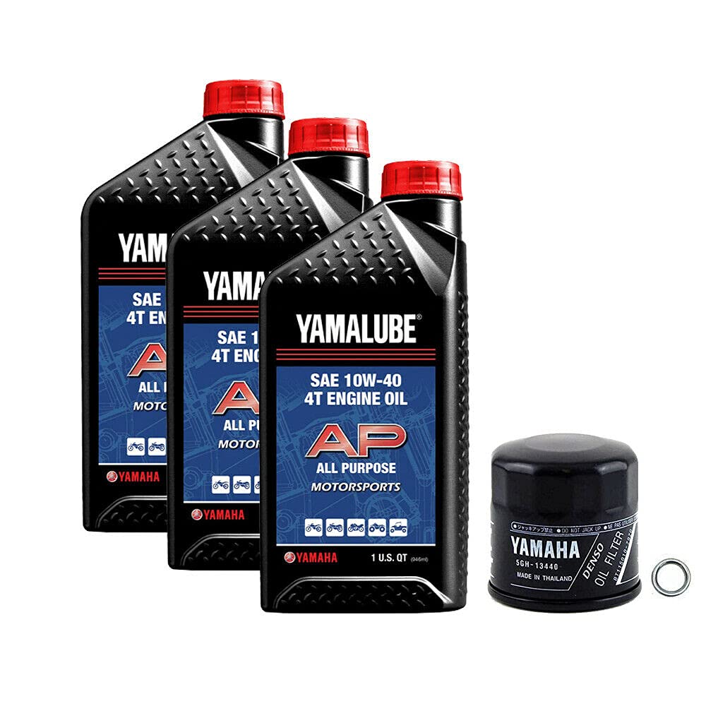 Yamaha Grizzly 700 oil change kit with oil filter for easy ATV maintenance.