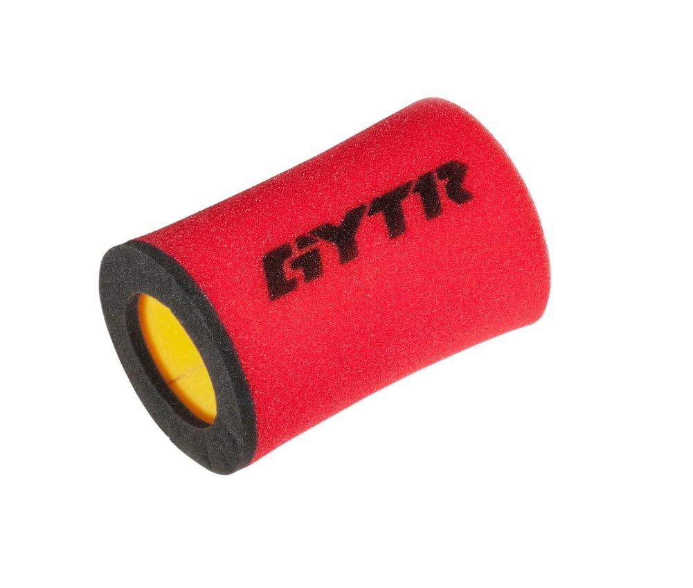 Yamaha GYTR air filter front view with two-stage design for airflow