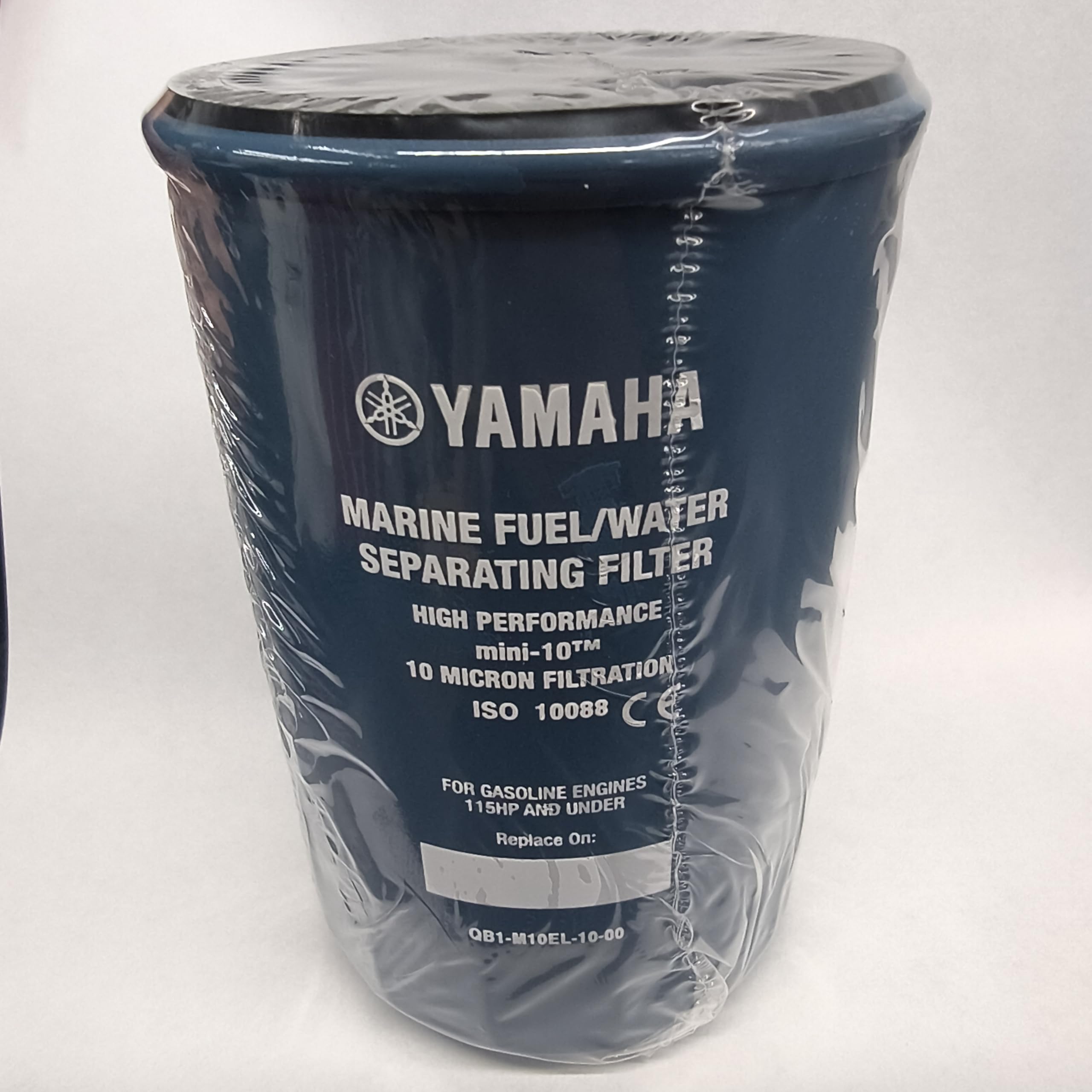 Yamaha QB1-M10EL-10-00 fuel/water separator filter protects engine performance on board