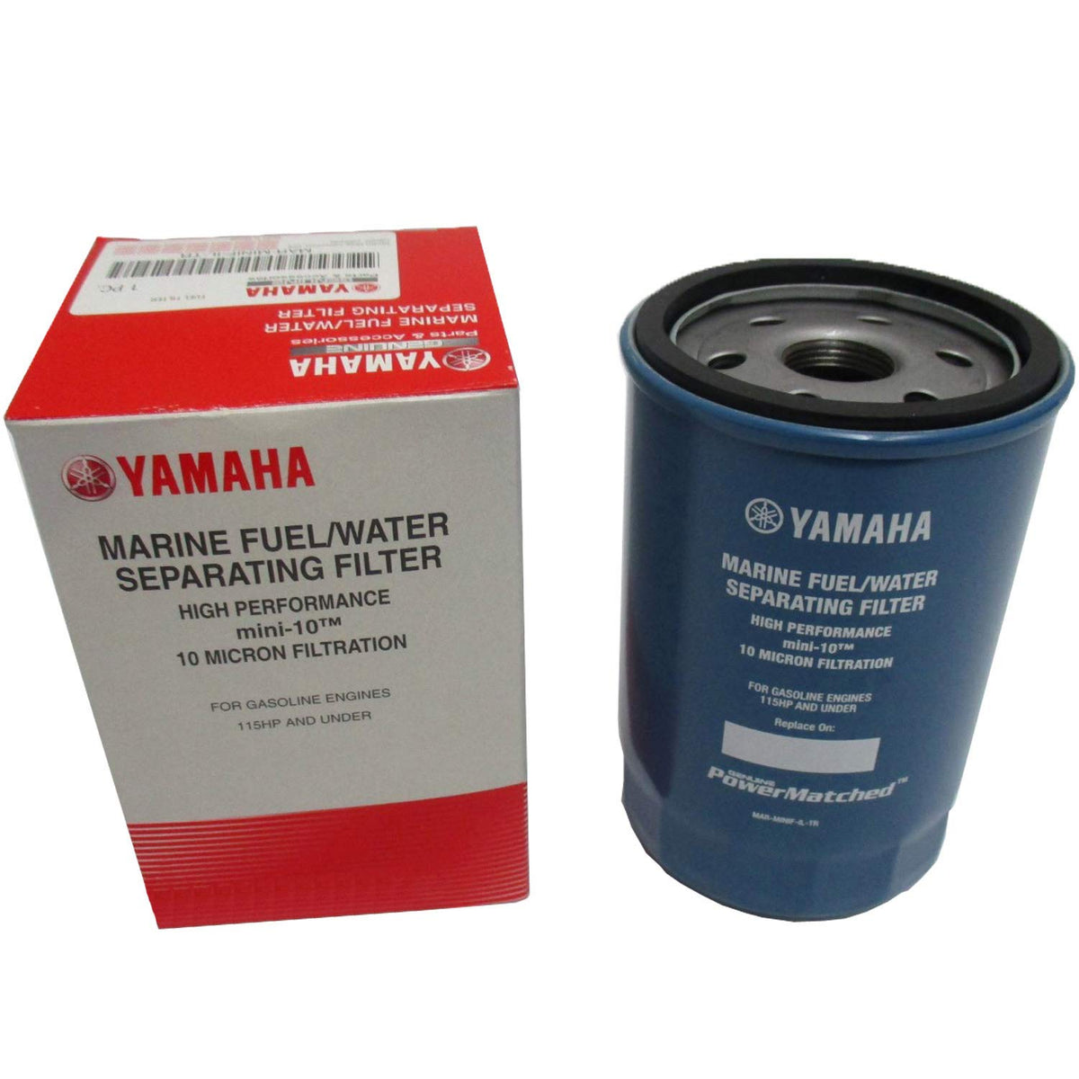 Yamaha Outboard Mini10 micron filter for fuel and water separation, engine protection.