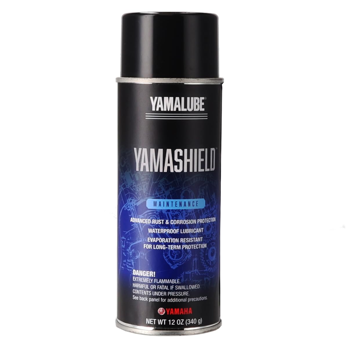 Yamaha Yamalube rust protection spray protects metal surfaces from moisture and corrosion