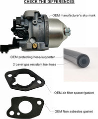 YAMAKATO 224cc carburetor kit compatibility chart for engine upgrades