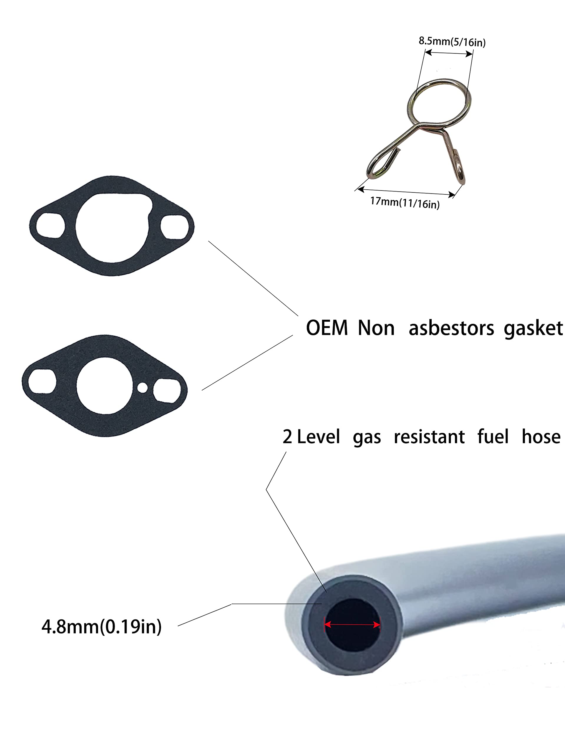 YAMAKATO 79cc carb replacement aids steady startup in small engines