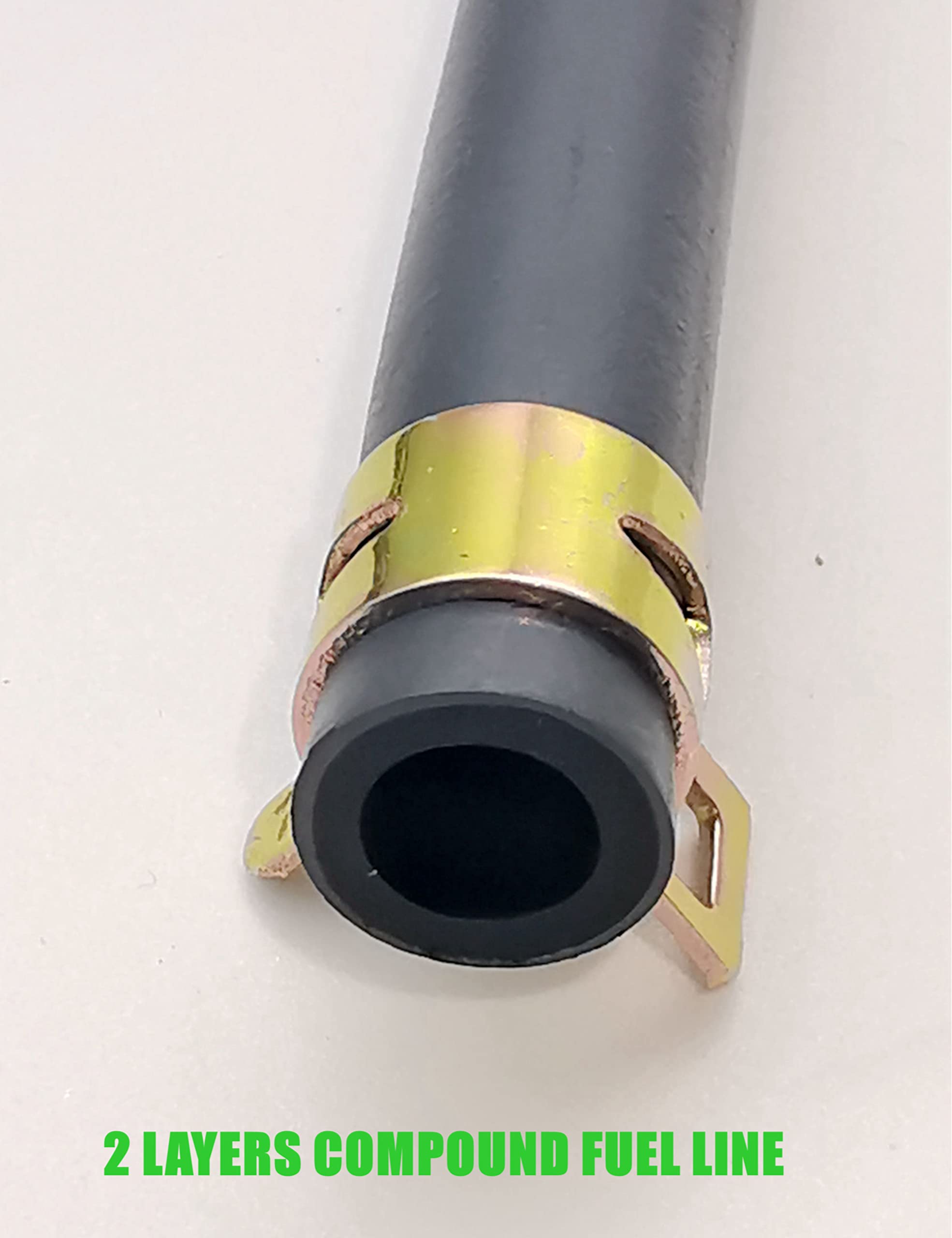 YAMAKATO 20 clamps included for secure, leak-free connections.