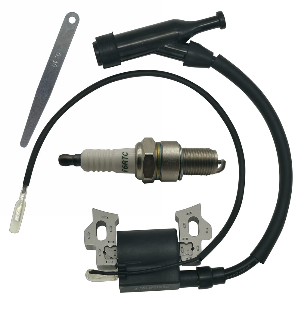 YAMAKATO ignition coil assembly closeup with robust wiring.