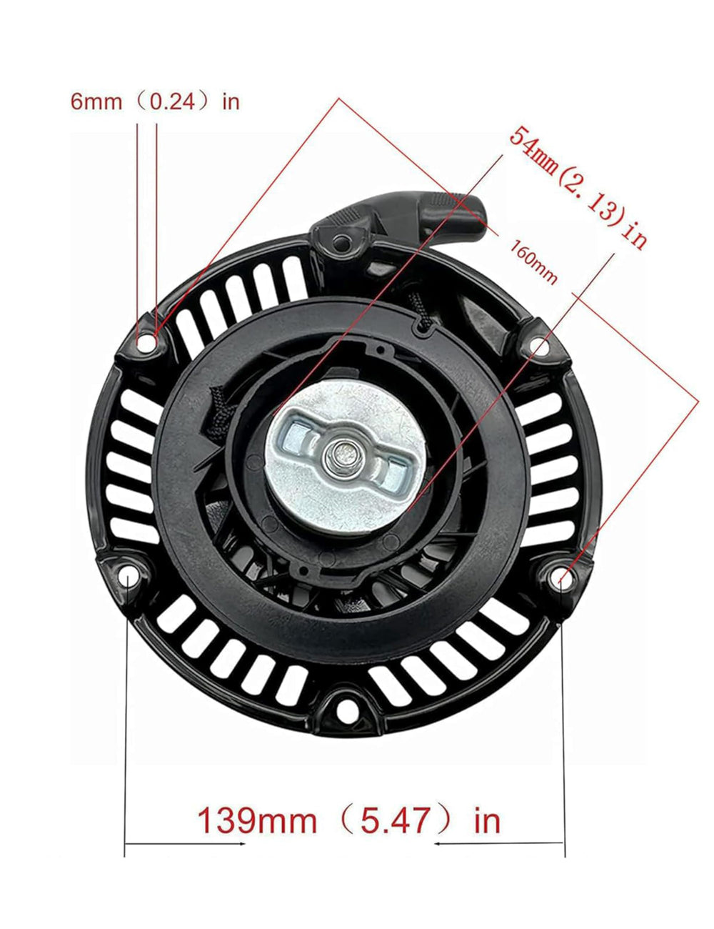 YAMAKATO pull rope cord replacement enables smooth engine cranking