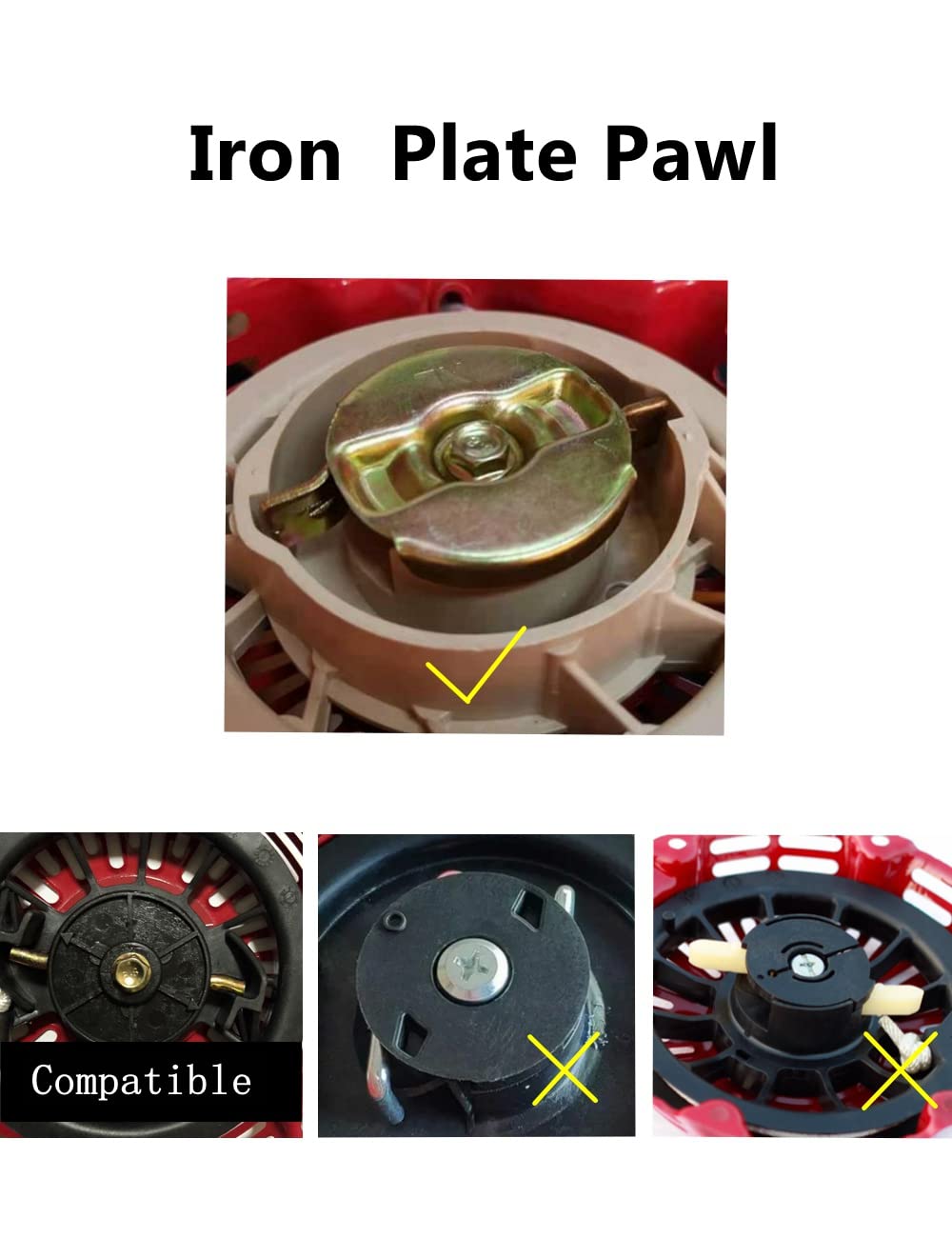 YAMAKATO iron pawl design for smooth engagement in recoil starter