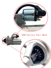 YAMAKATO GX340 starter motor packaging box shows included solenoid and wiring