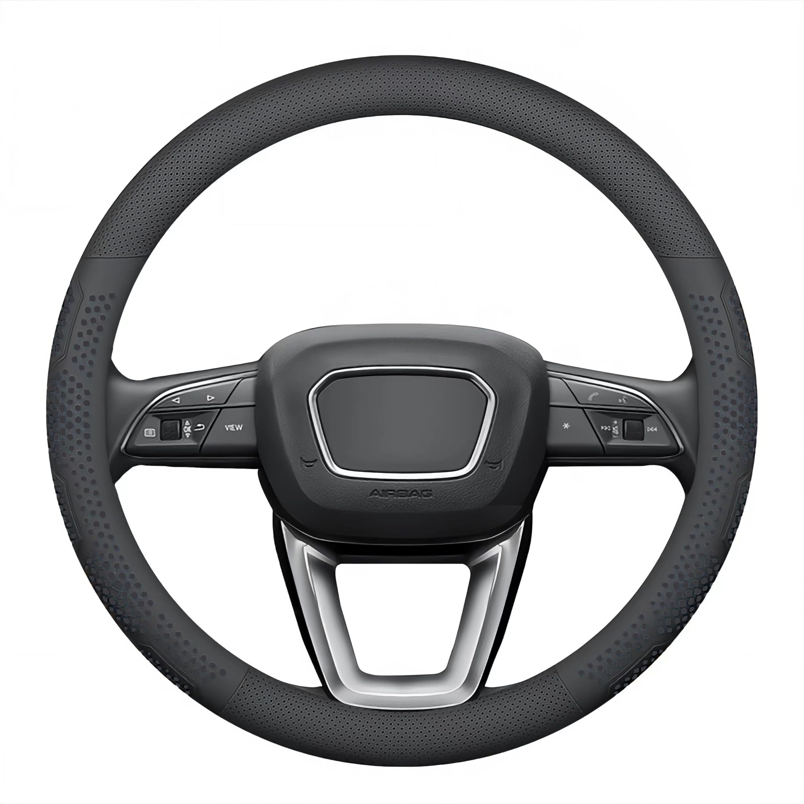 Yangday leather cover protects the original wheel and hands from heat.