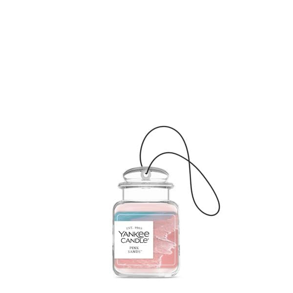 Yankee Candle Car Jar hanging design for easy space-wide scent.