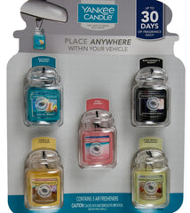 Yankee Candle Car Jar Ultimate multipack packaging, ideal for car freshness on the go.
