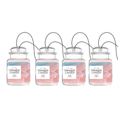 Yankee Candle Car Jar Ultimate Pink Sands pack of four for long-lasting car fragrance.