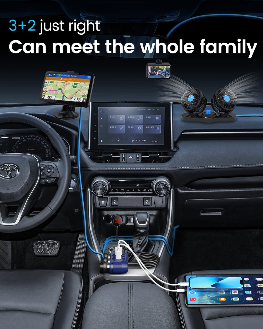 YANTU independent socket switches prevent overload during use