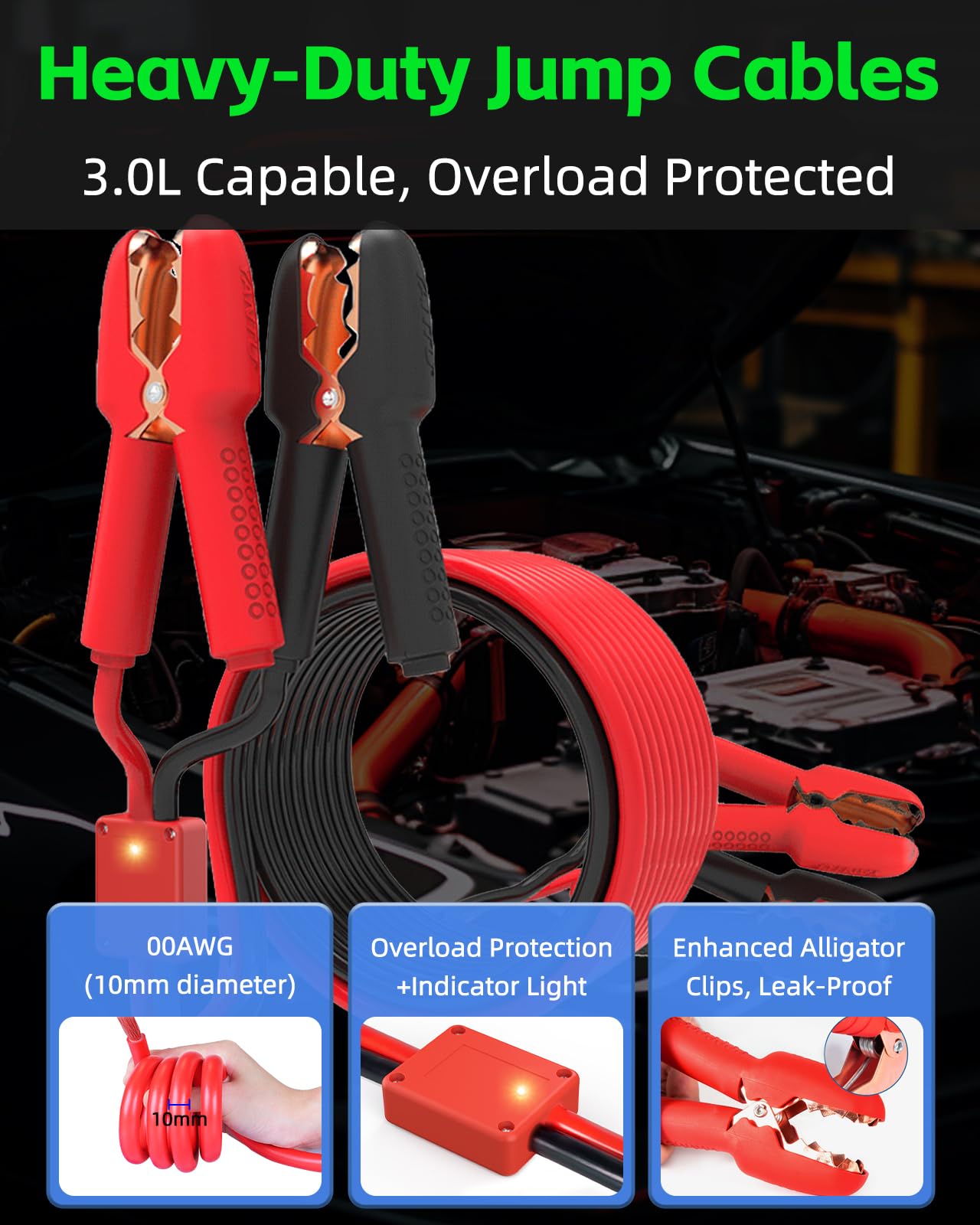 YANTU emergency kit opened, showing organized tools for road tasks