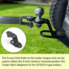 Yantuo 3/4 inch ball hole supports flexible towing accessories.