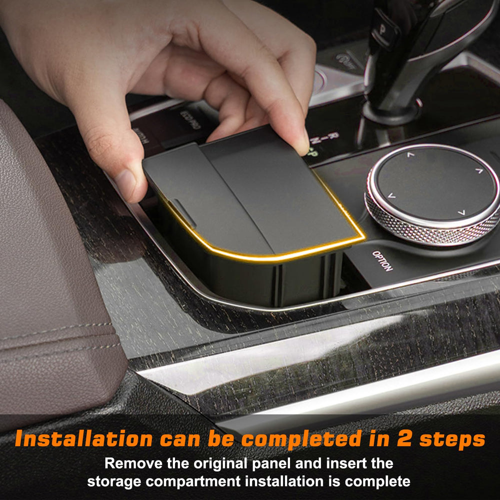 YAOBINID perfect fit in BMW center console stays in place.