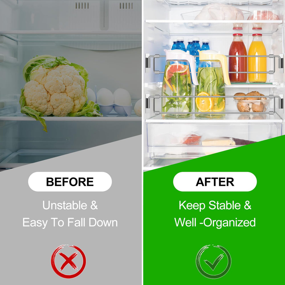 Yaocom adjustable bars fit pantry or cabinet storage seamlessly