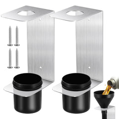 Yaocom aluminum oil funnel holder bracket mounted in a workshop for sturdy organization