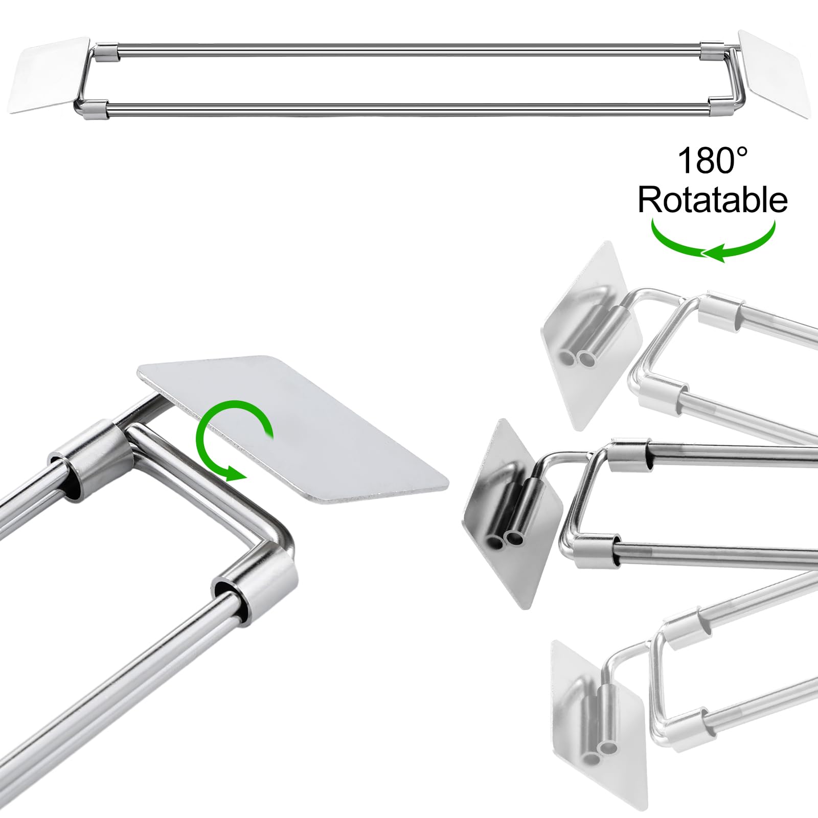 Yaocom stainless steel RV bars durable and rust-resistant for neat storage