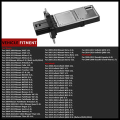 YAOPEI MAF sensor for Frontier 4.0L shows robust plug and consistent signal delivery.