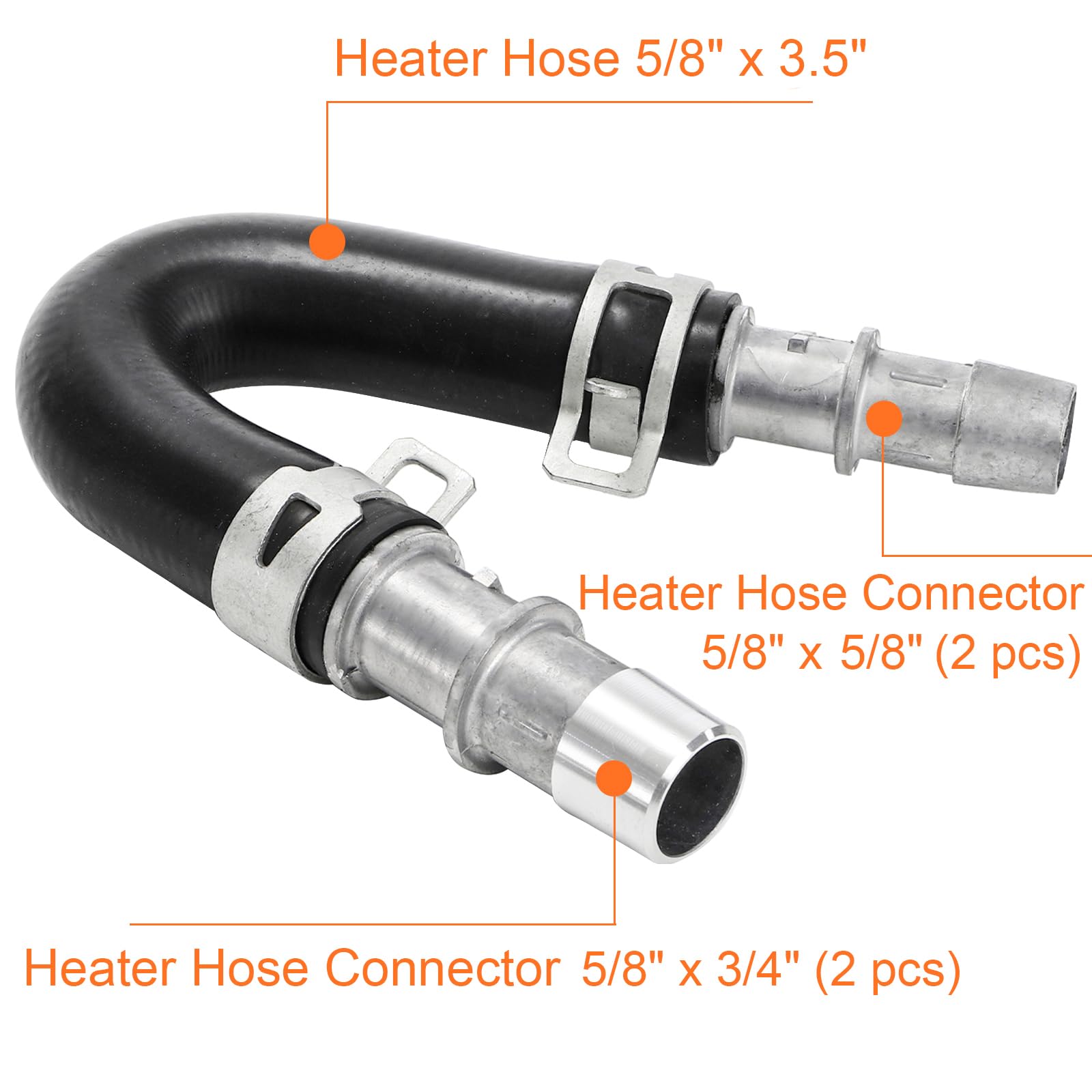 Yarlung bypass kit shows 3-4-inch hose adapter for broad compatibility.