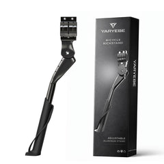 YarYebe bike kickstand aluminum body for reliable stability on uneven ground.