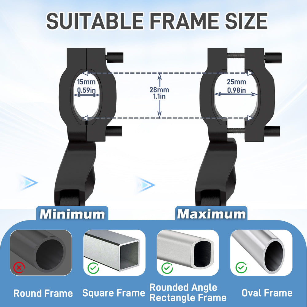 YarYebe bike kickstand height adjustment for 24 to 29 inch bikes.