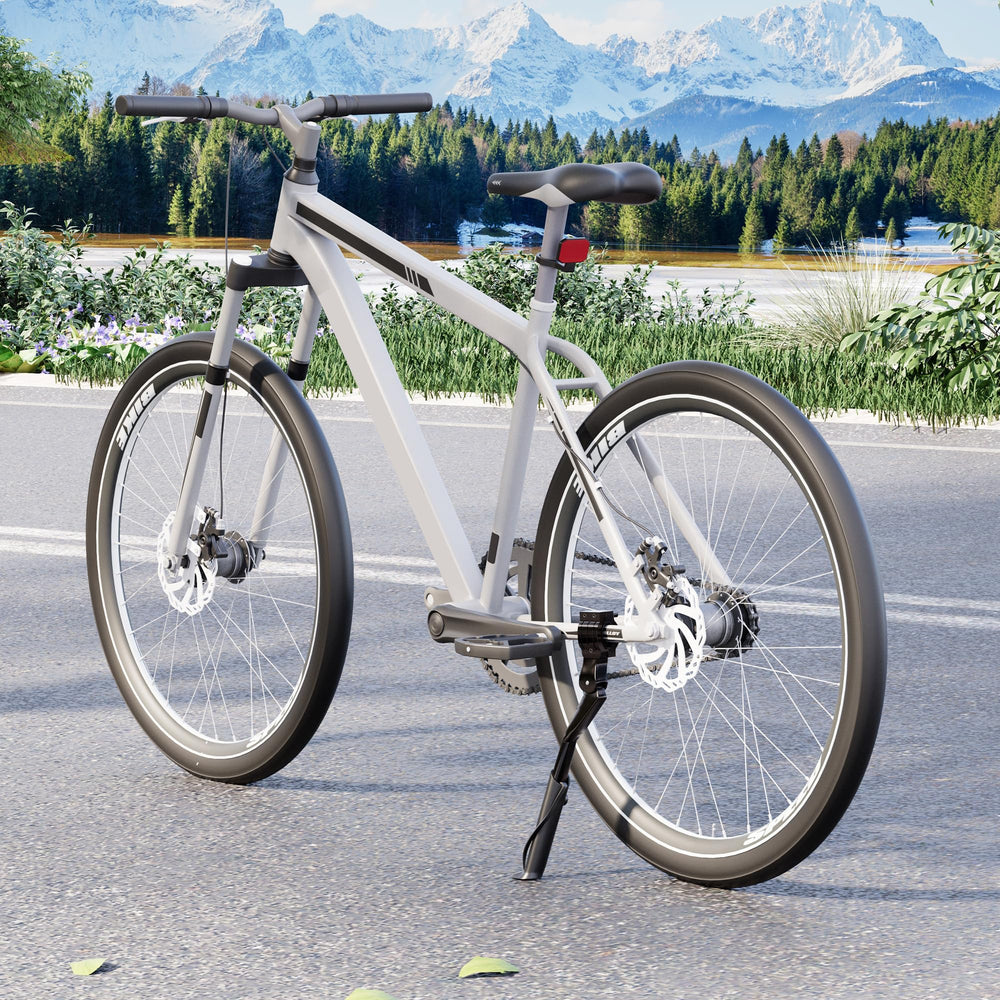 YarYebe bike kickstand suited for mountain bikes and E bikes during rests.