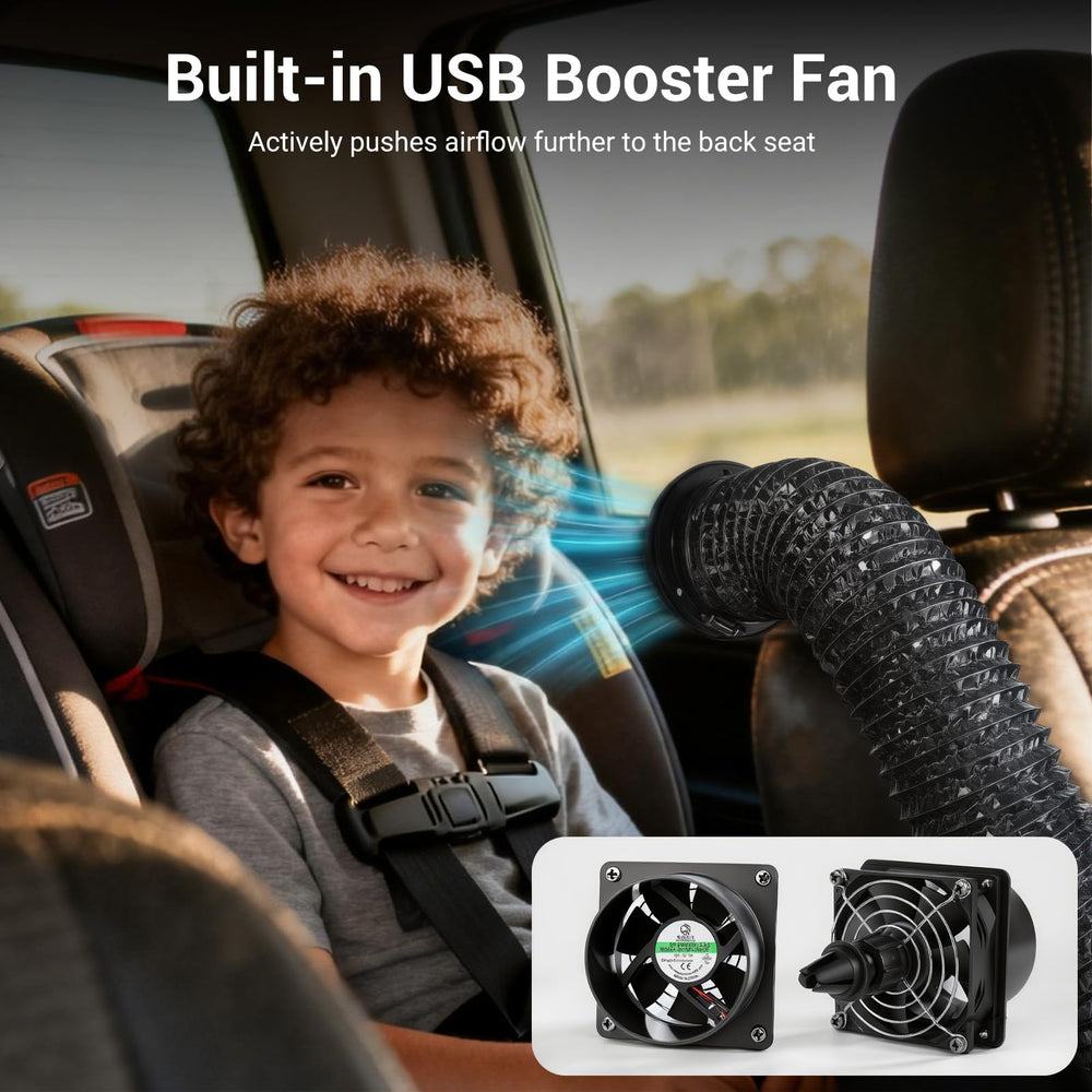 YATAOQINGJIE 360-degree vent lets you aim airflow precisely.