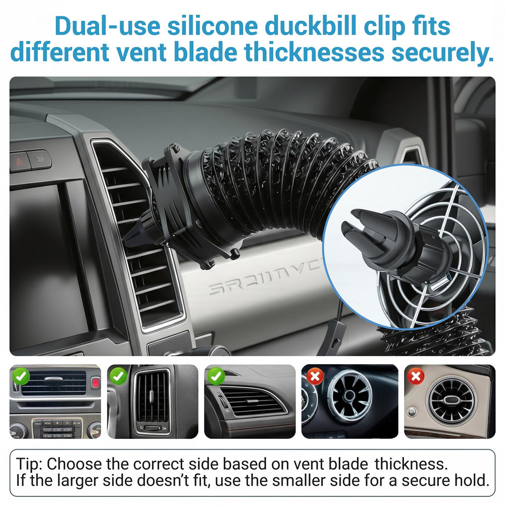 YATAOQINGJIE extendable hose reaches the rear with flexible airflow.