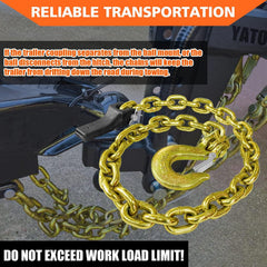 YATOINTO 516 inch clevis snap hook for secure trailer connections
