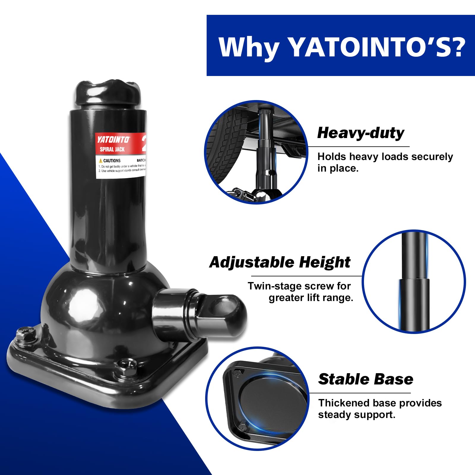 YATOINTO base-slot compatibility shows 5.5-inch fit for OEM holders