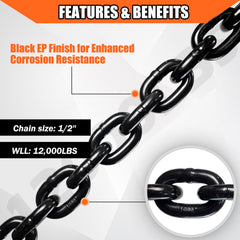 YATOINTO G80 EP finish protecting the chain against rust in outdoor use.