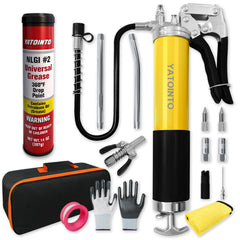 YATOINTO grease gun kit 7000 psi powers efficient lubrication.
