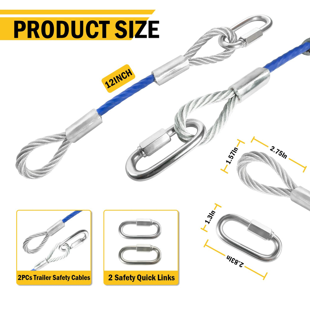 YATOINTO heat-shrink protected cables for weather-resistant durability
