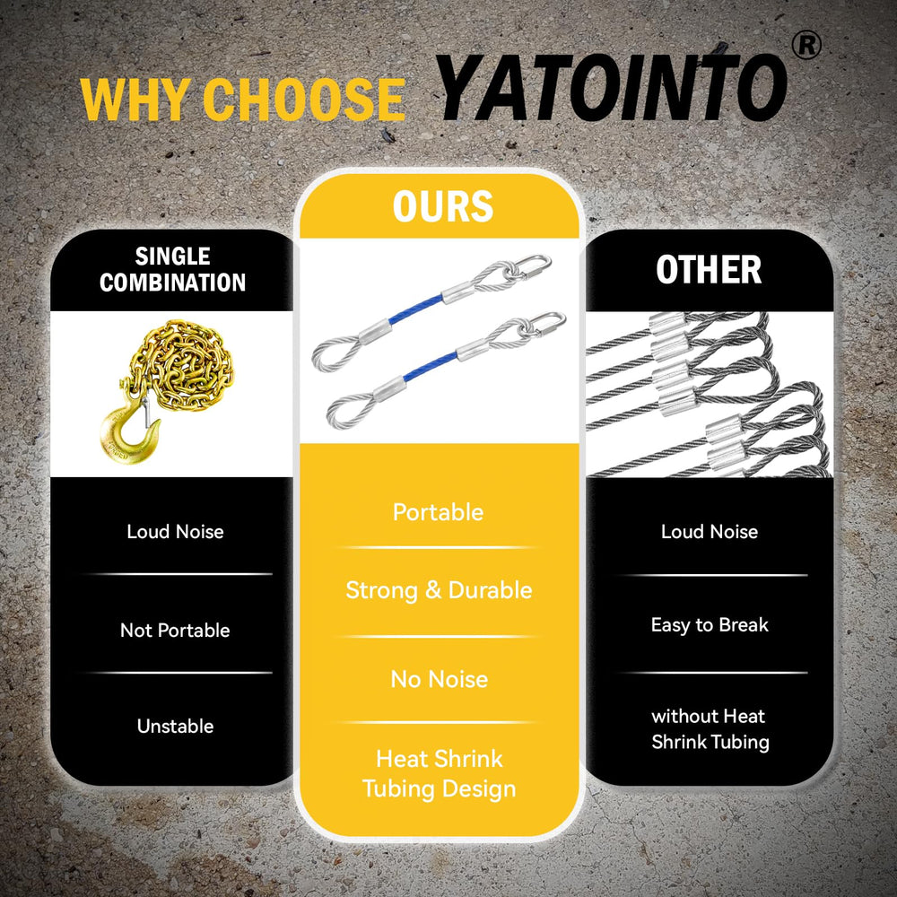 YATOINTO stainless quick links provide swift, secure trailer connections