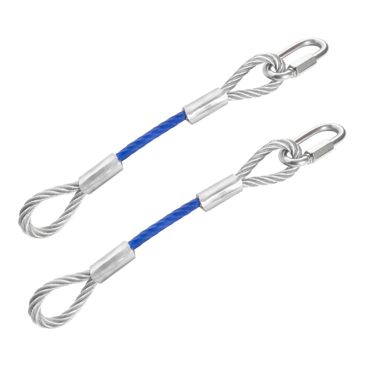 YATOINTO trailer safety cables with 12-inch extension and snap hooks for secure towing