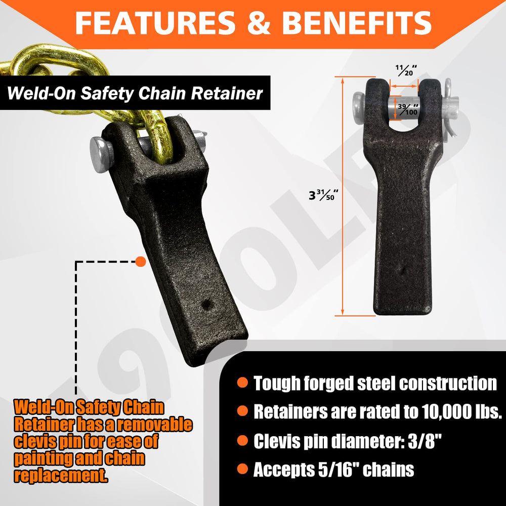 YATOINTO yellow zinc coating provides corrosion resistance for long hauls