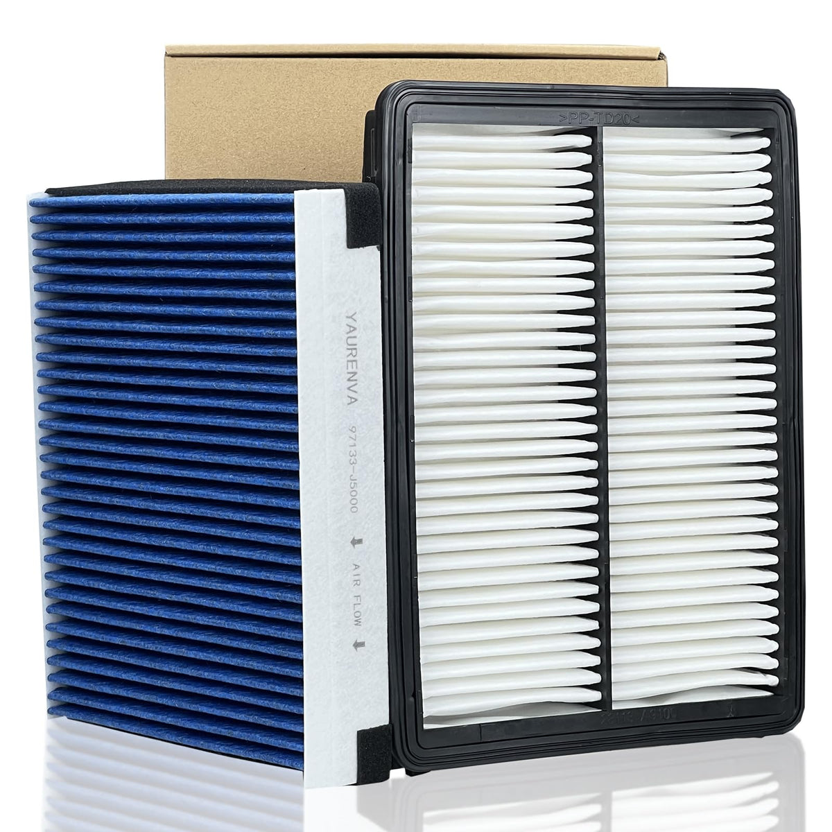 YAURENVA engine-cabin-filter-kit-activated-carbon: ready-to-install for cleaner air and easier maintenance