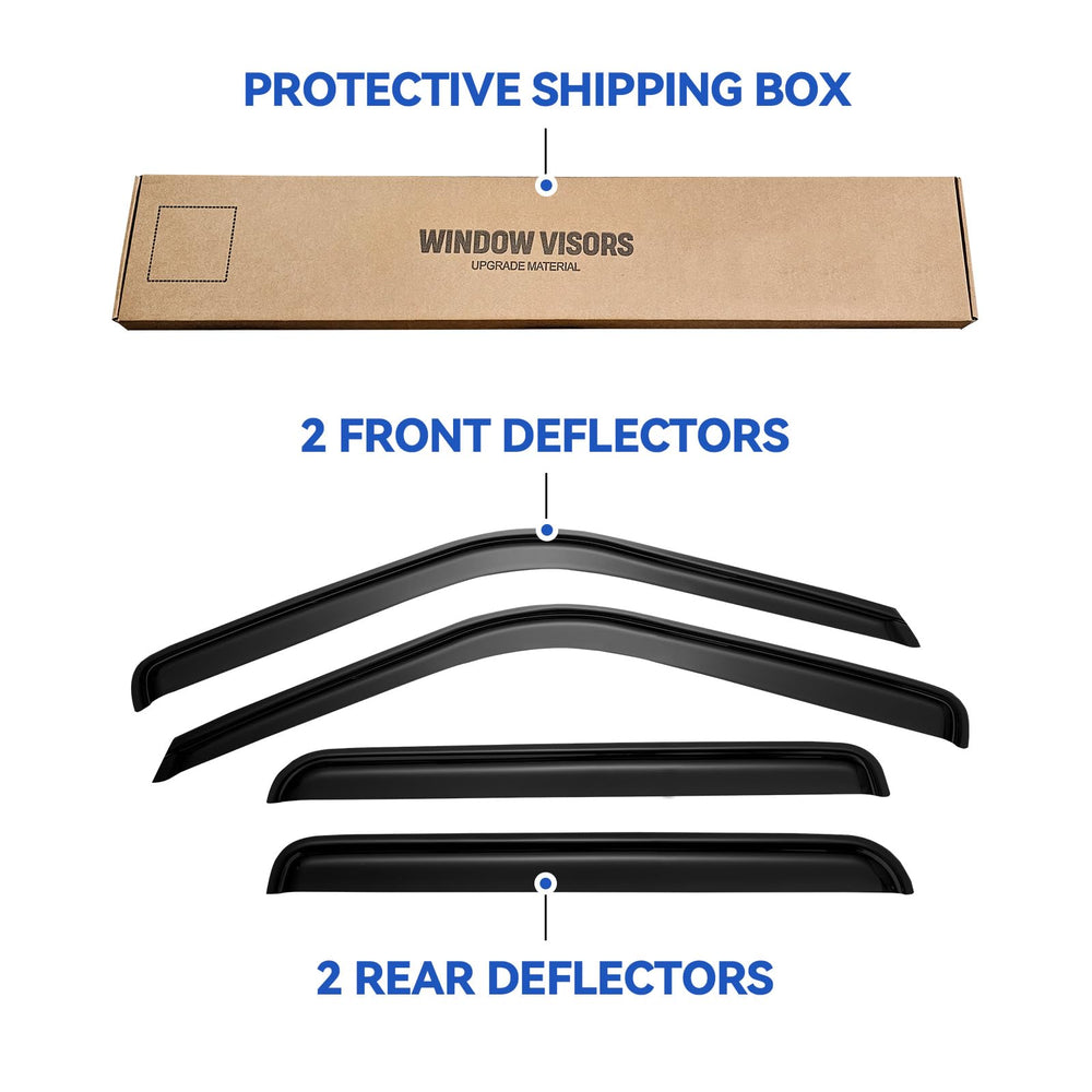 YQAUTEC exterior-install with 3M tape ensures firm adhesion.