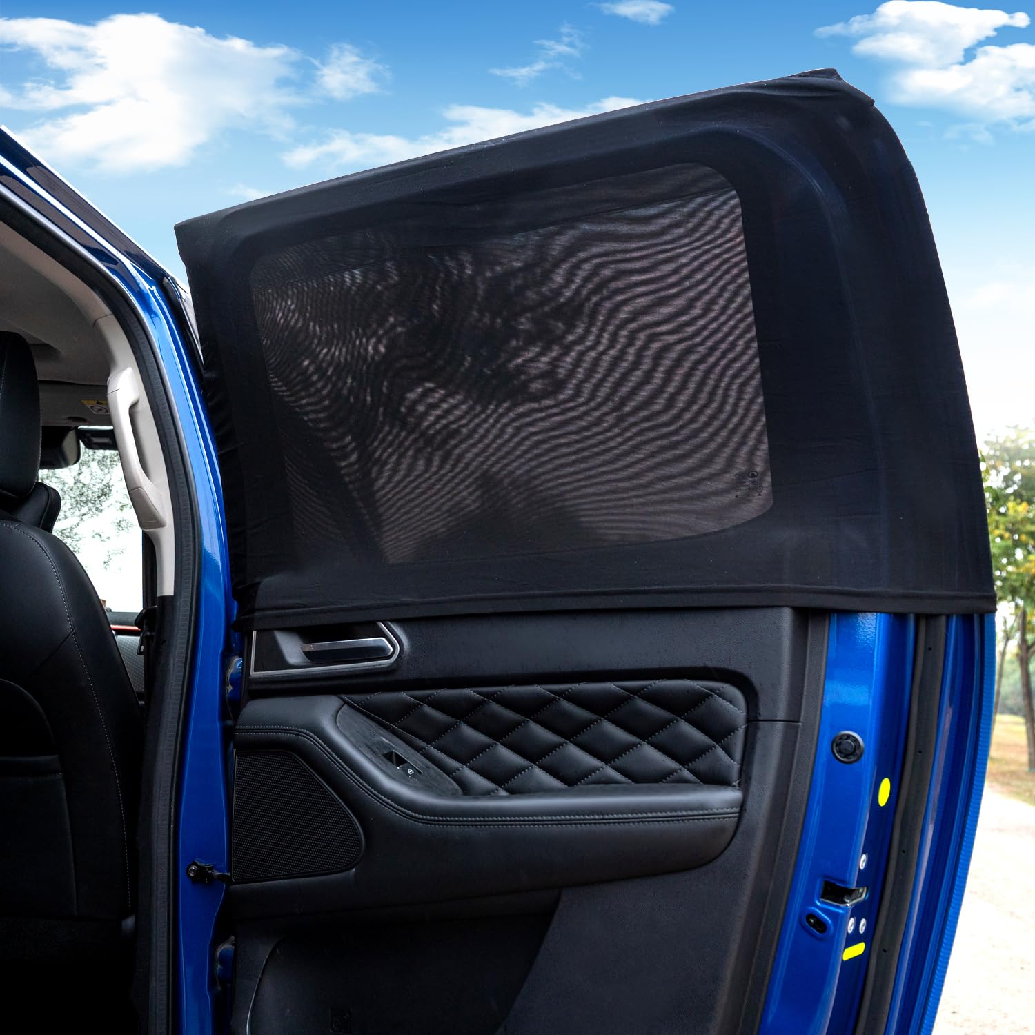Yayalovehomee rear-side window shade on a truck blocks sun glare for passengers