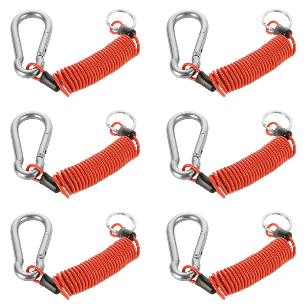 YAYODS trailer breakaway cable 6ft with a sturdy coiled design for reliable towing.