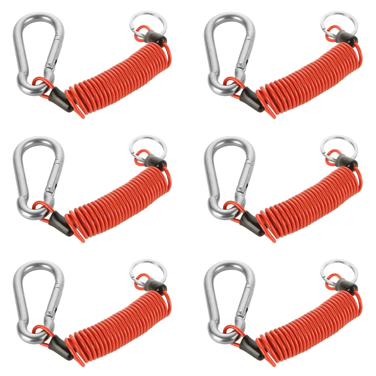 YAYODS trailer breakaway cable 6ft with a sturdy coiled design for reliable towing.