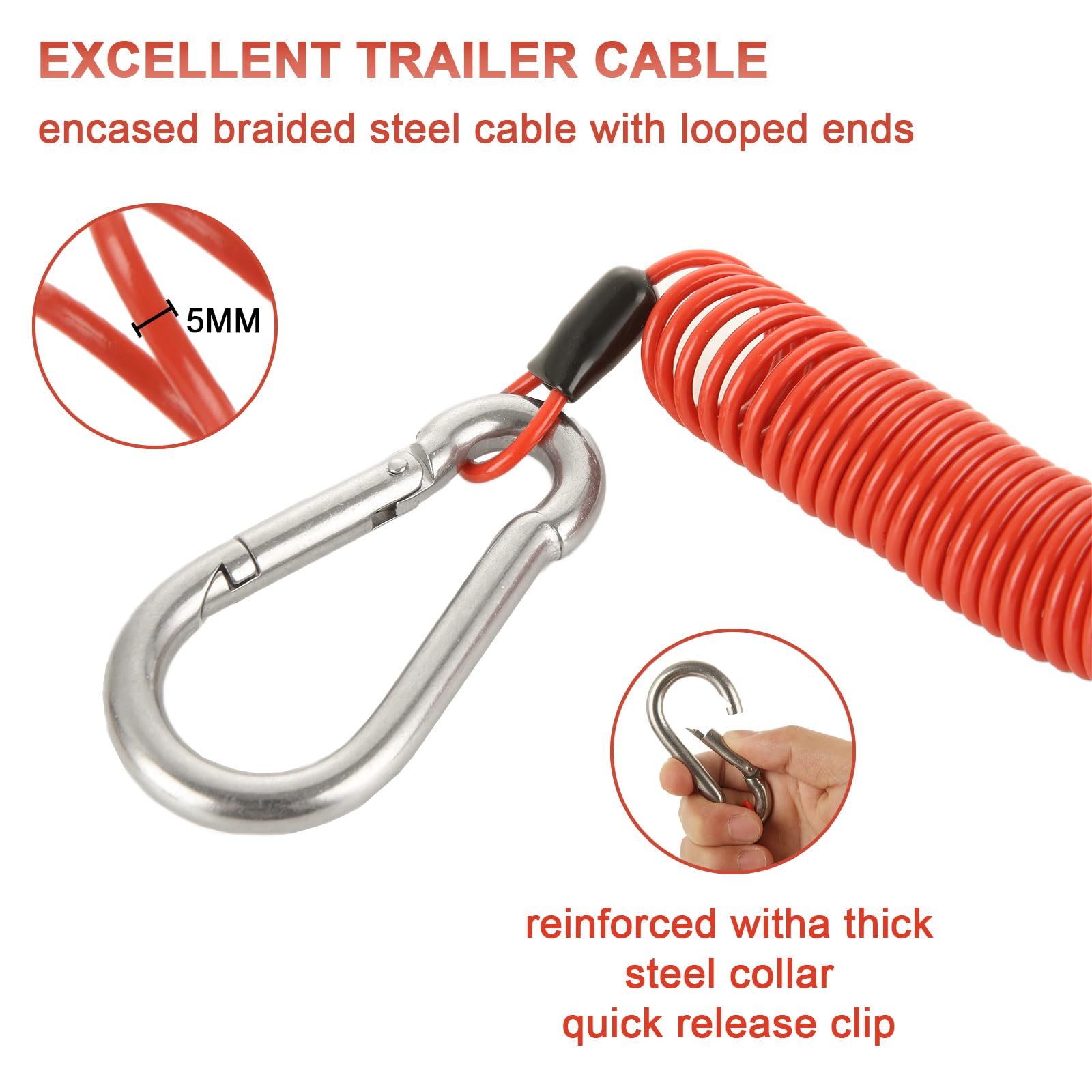 YAYODS coated wire prevents fray and protects fingers during handling.