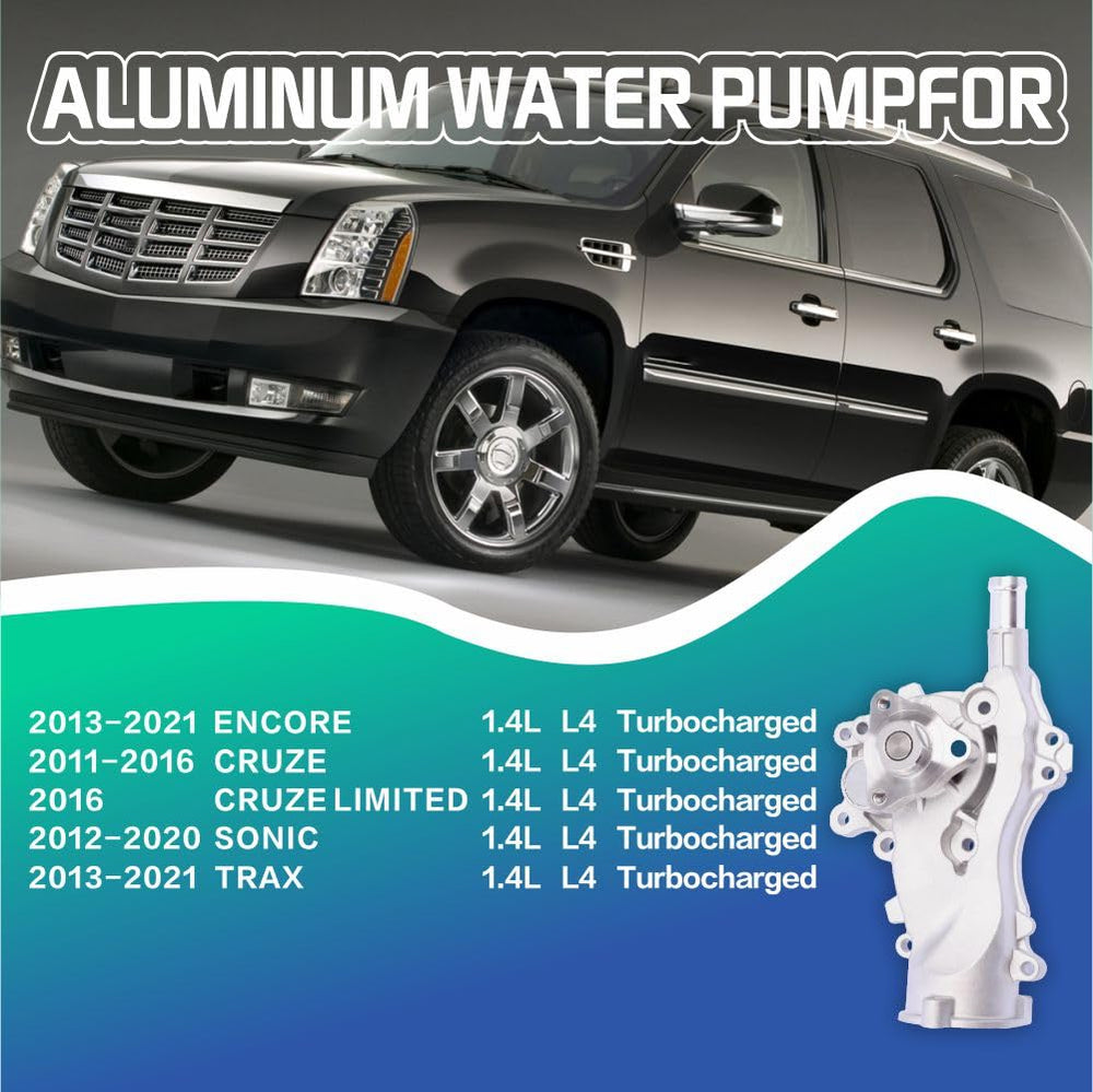 YBDDZH water pump thermostat kit under-hood connection shows reliable fit.