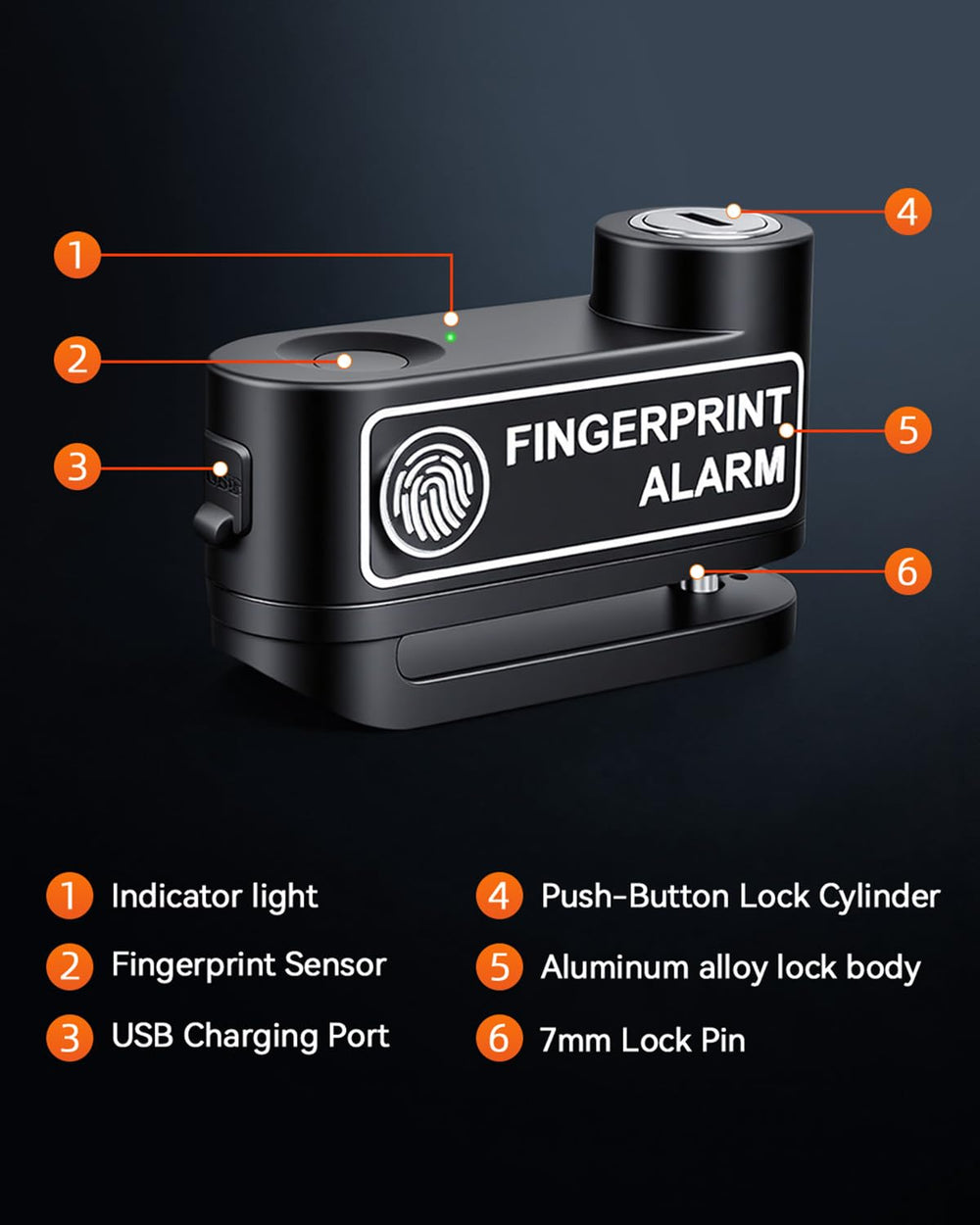 YBLNTEK zinc alloy lock core image emphasizing corrosion resistance