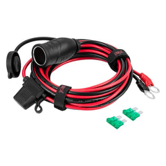 YCIND 38-ring eyelet terminal to female cigarette lighter socket for reliable vehicle power.