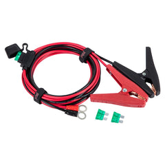 YCIND Battery Alligator Clips with a 6ft cord for secure power connections.
