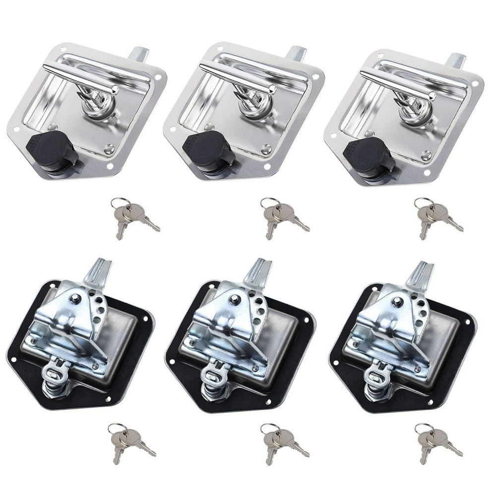 Ycsmyyds folding T-handle lock for durable, secure mounting.