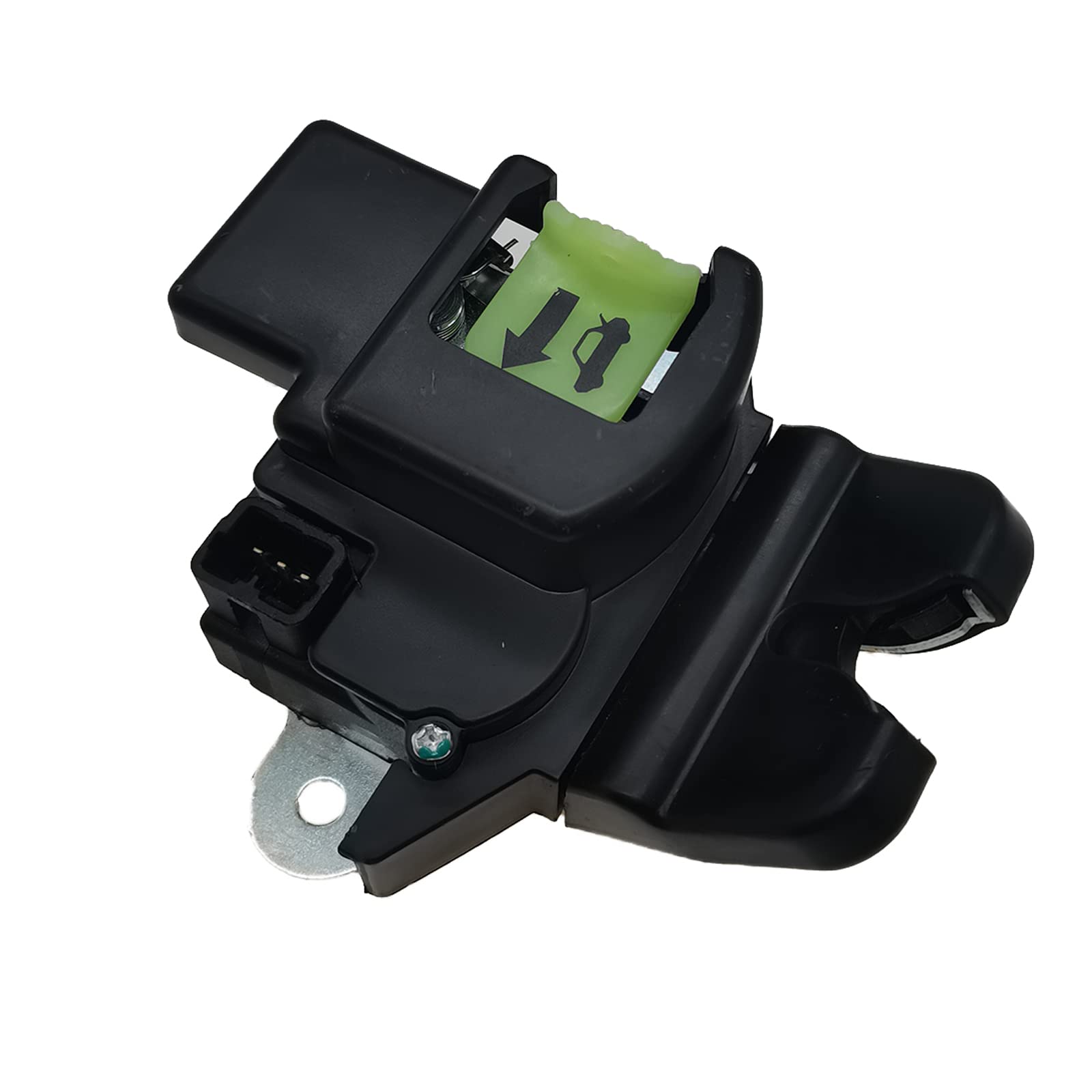 YCT trunk lock actuator close-up showing part number 81230A7030